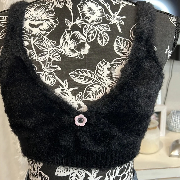 For Love & Lemons “fur” crop tank top - Picture 2 of 9